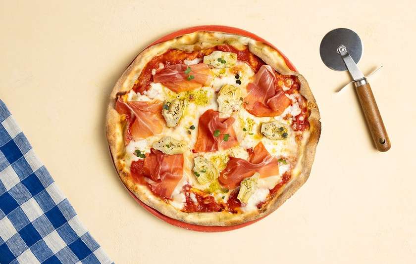 Ham and Artichoke Pizza