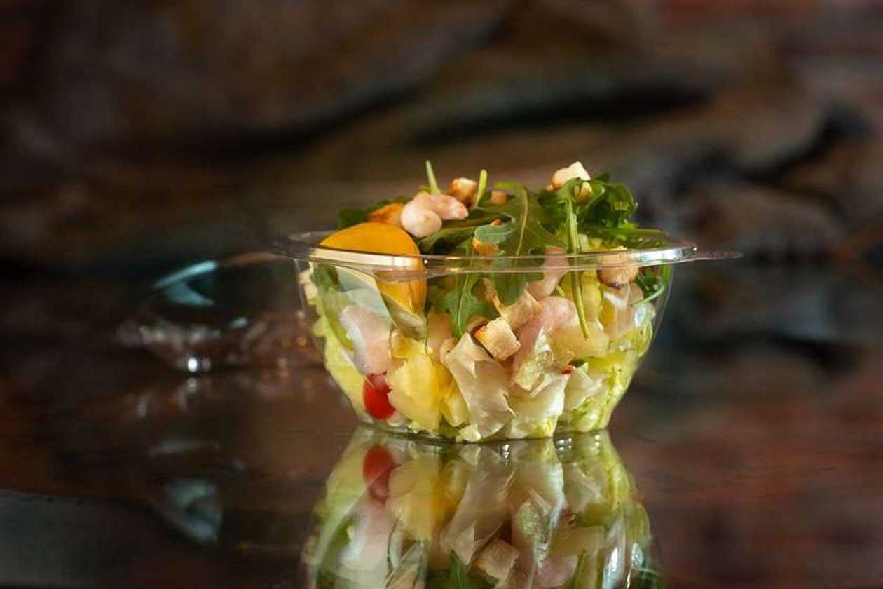 Салат с креветками