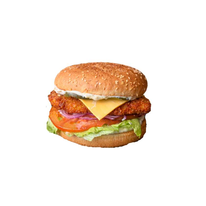 Kraukšķīgais Vistas Burgers