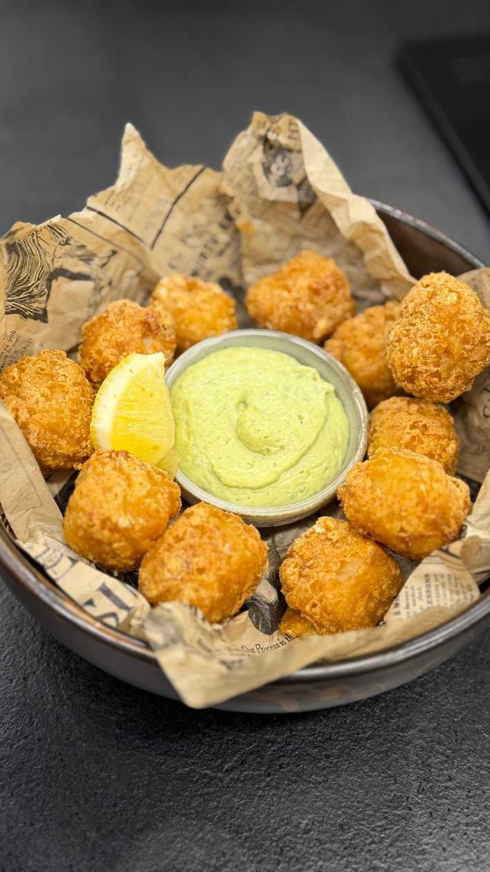 Frittelle croccanti di baccalà