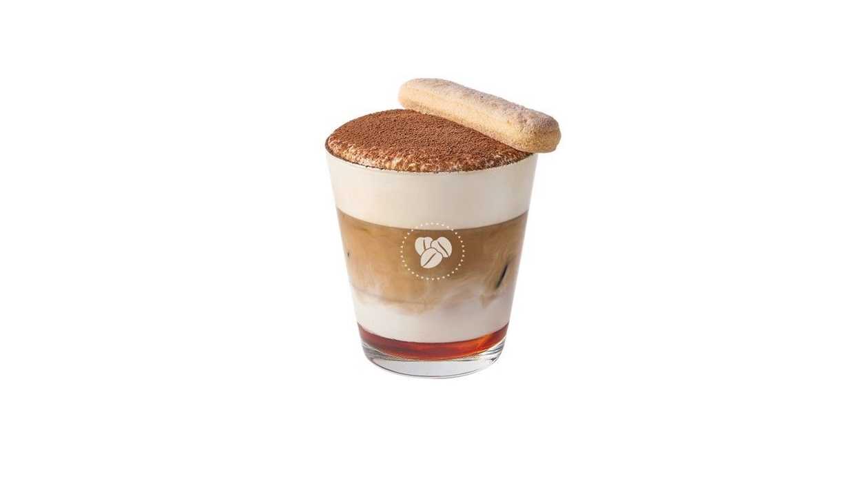 Tiramisu Poziomka Iced Latte