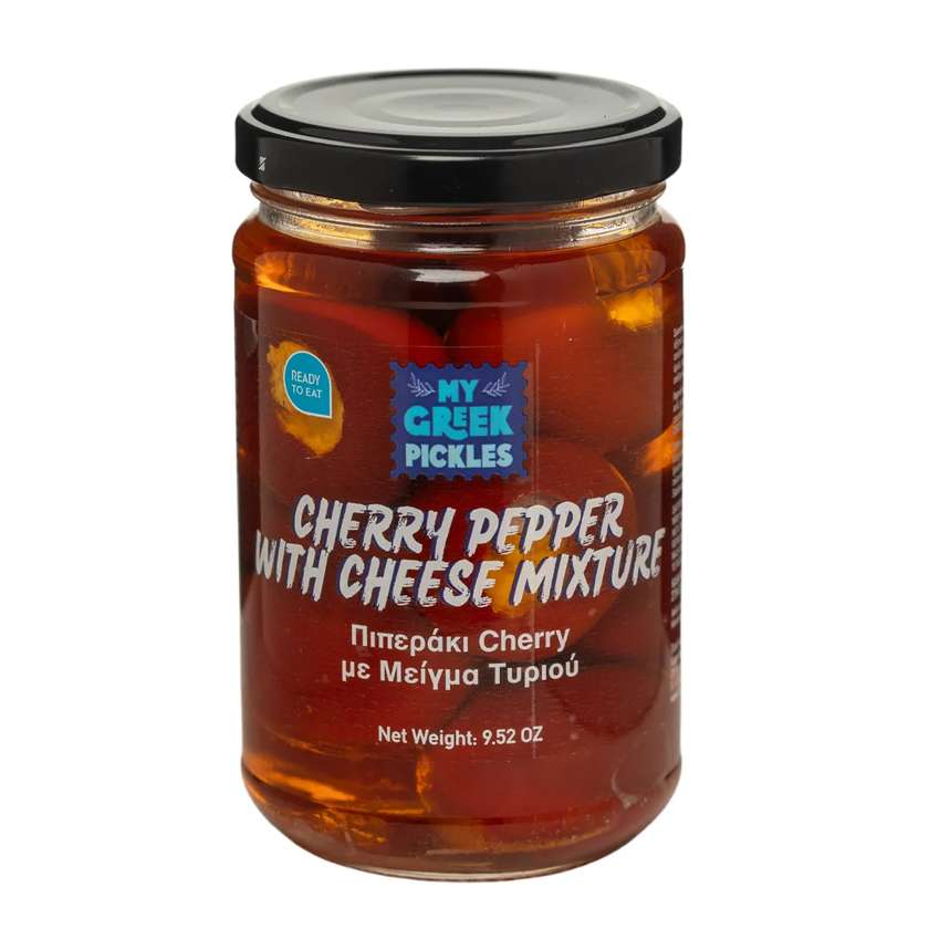 Vyšninės paprikos MY GREEK PICKLES įdarytos sūrio kremu 1kg