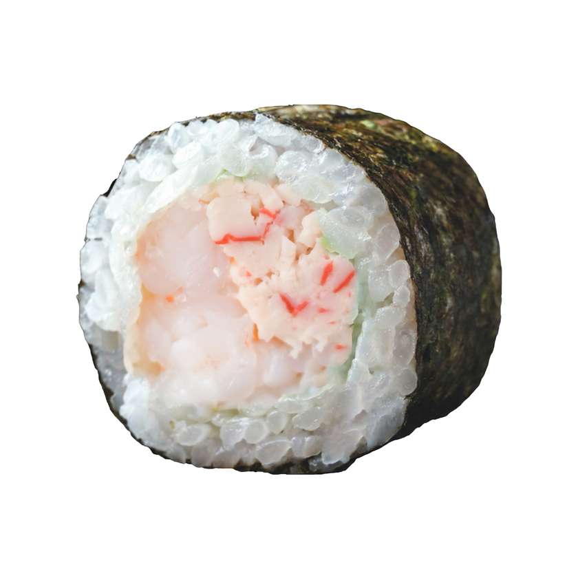 Maki cu creveți și crab de zǎpadǎ (8 buc)