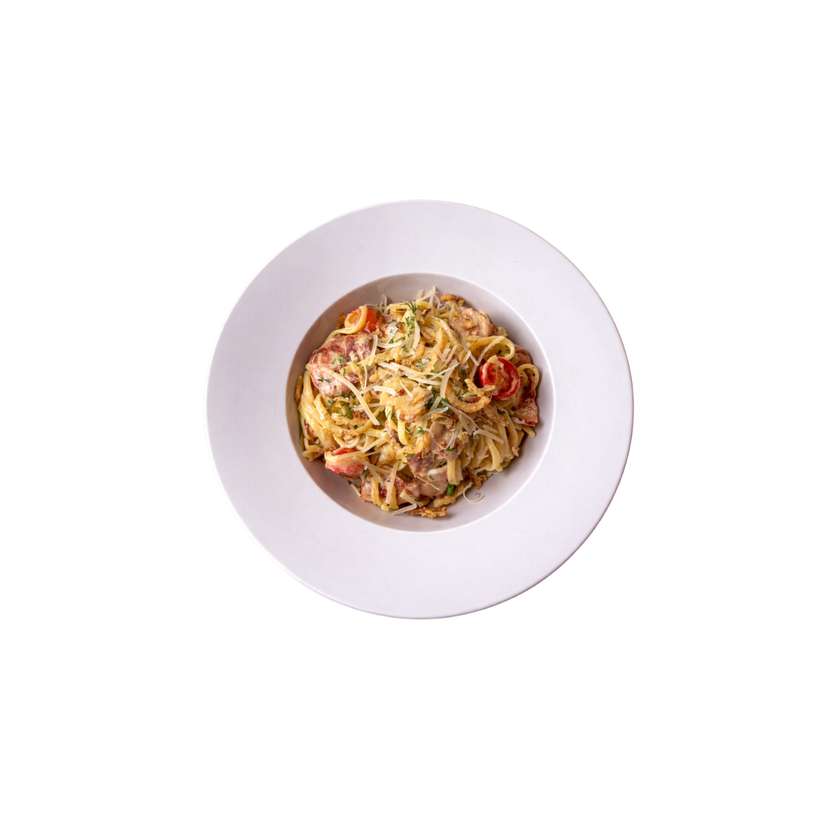 Pasta with bacon
