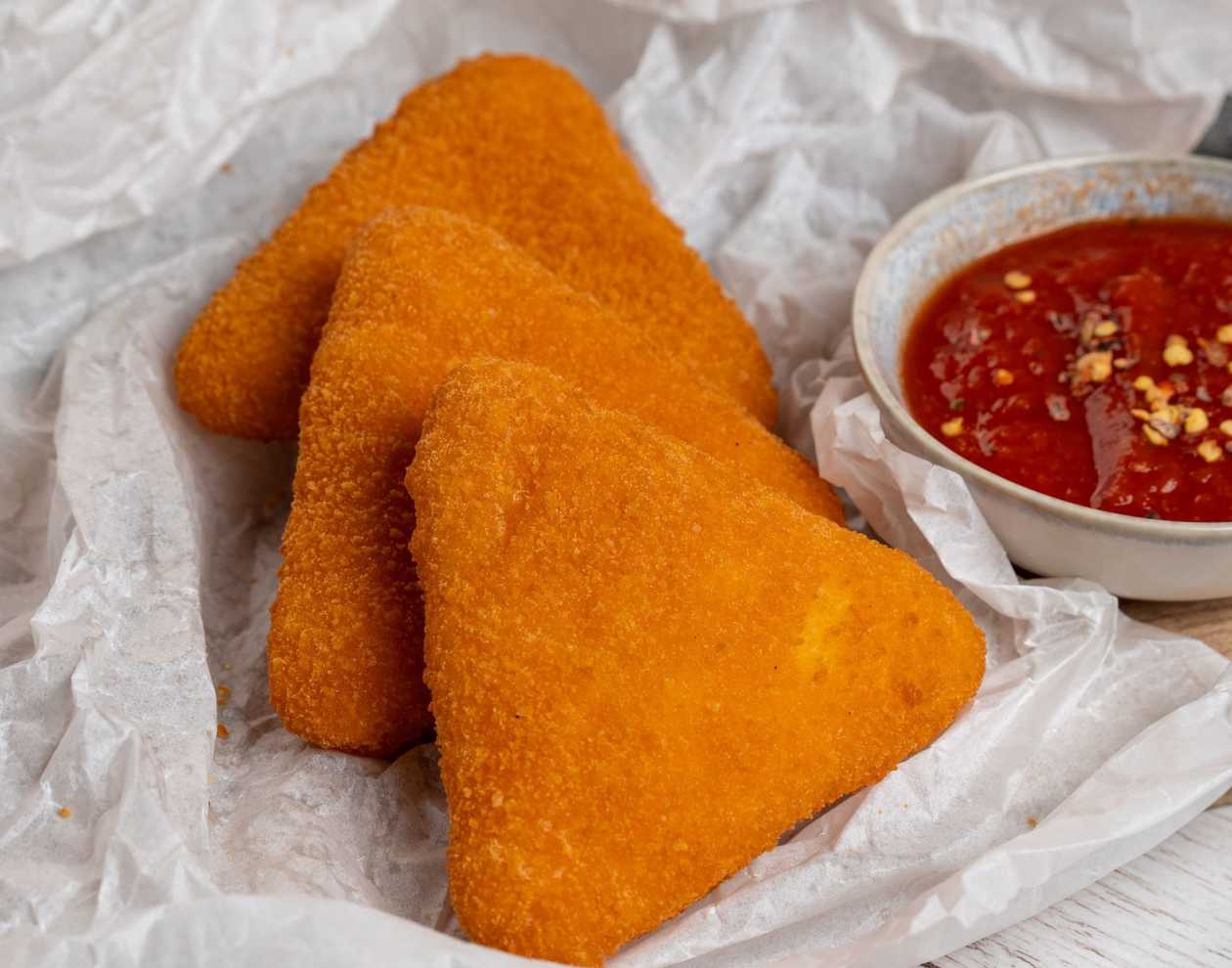 🔥 Package | 3 Pieces of Breaded Cheese + Free Sauce