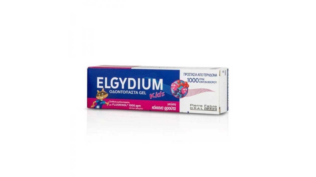 Elgydium Kids Red Berries Οδοντόκρεμα Για Παιδιά 3-6 Ετών 1000Ppm 50ml
