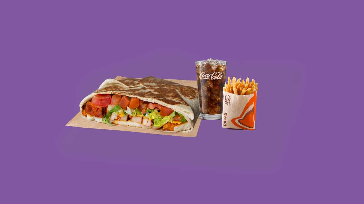 Halloumi Crunchwrap Sweet Chilli Large Meal