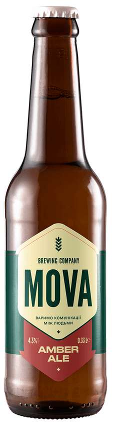 Пиво MOVA Amber Ale - 0.33л