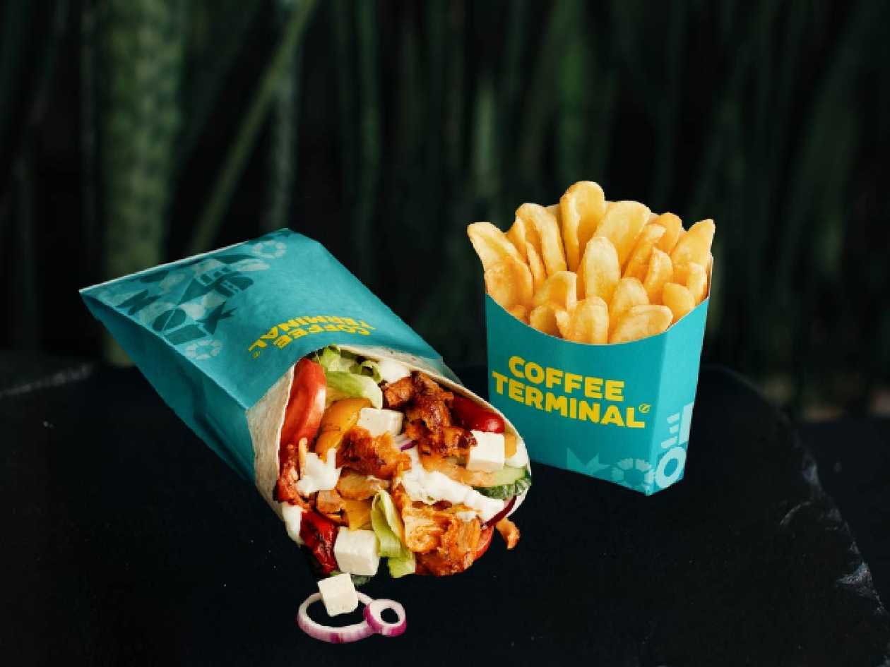 Mediterranean Wrap with Kebab, NEW!