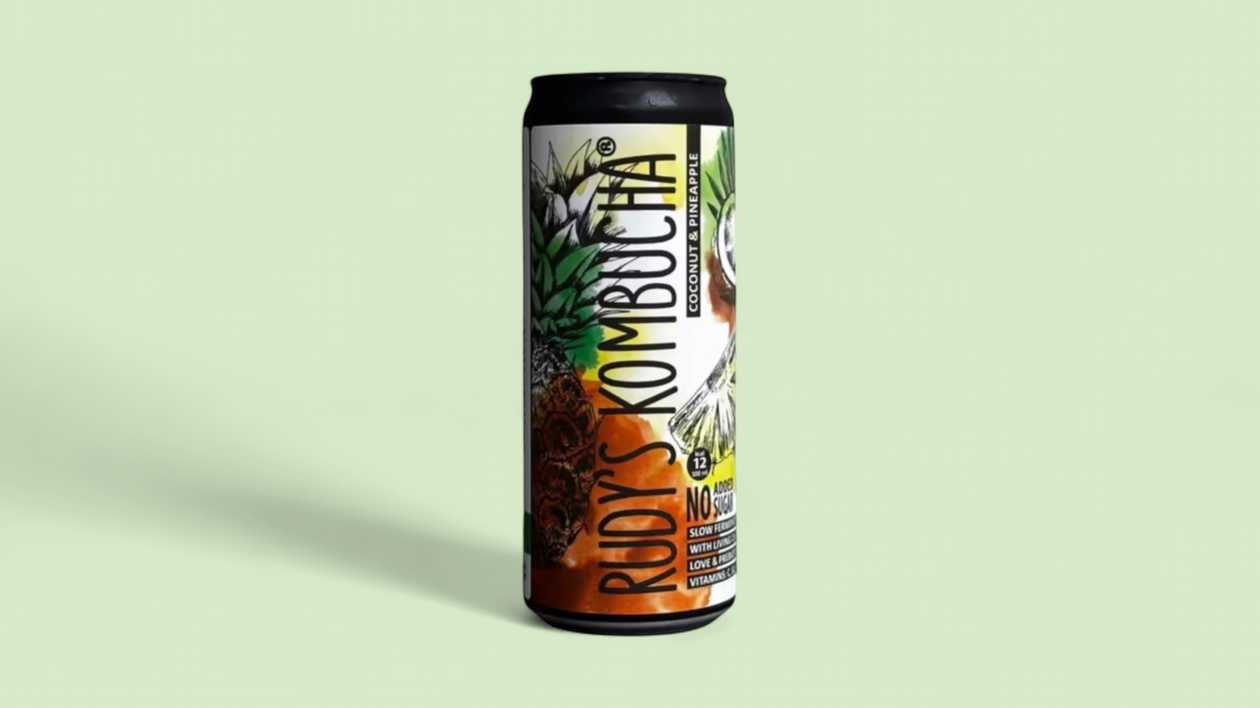 Rudy's kombucha - kokosai ir ananasai