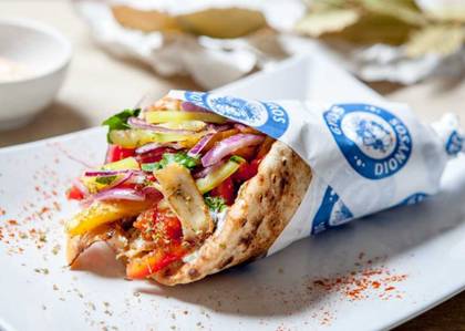 Gyros pui pita