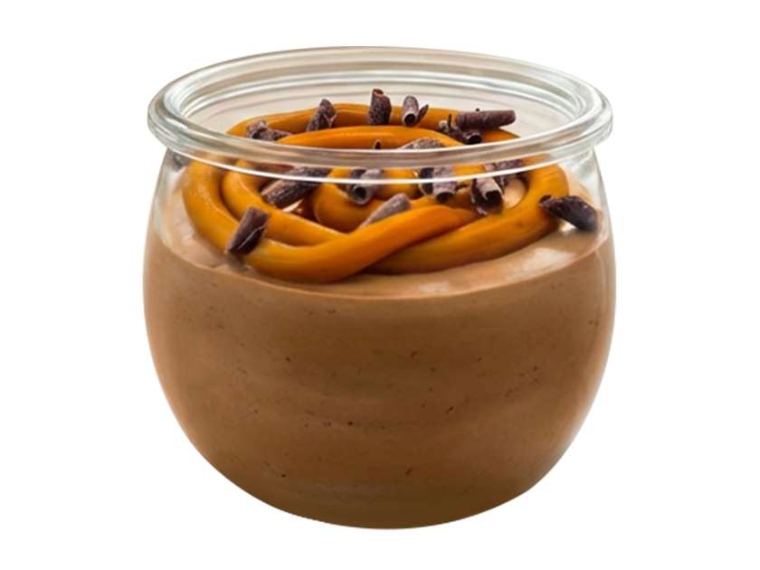 Cupa cu ciocolata si caramel
