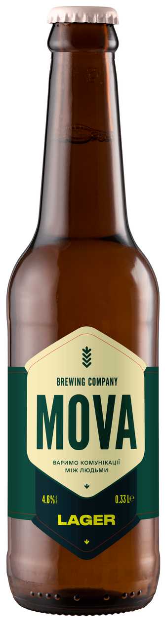 Пиво MOVA Lager - 0.33л