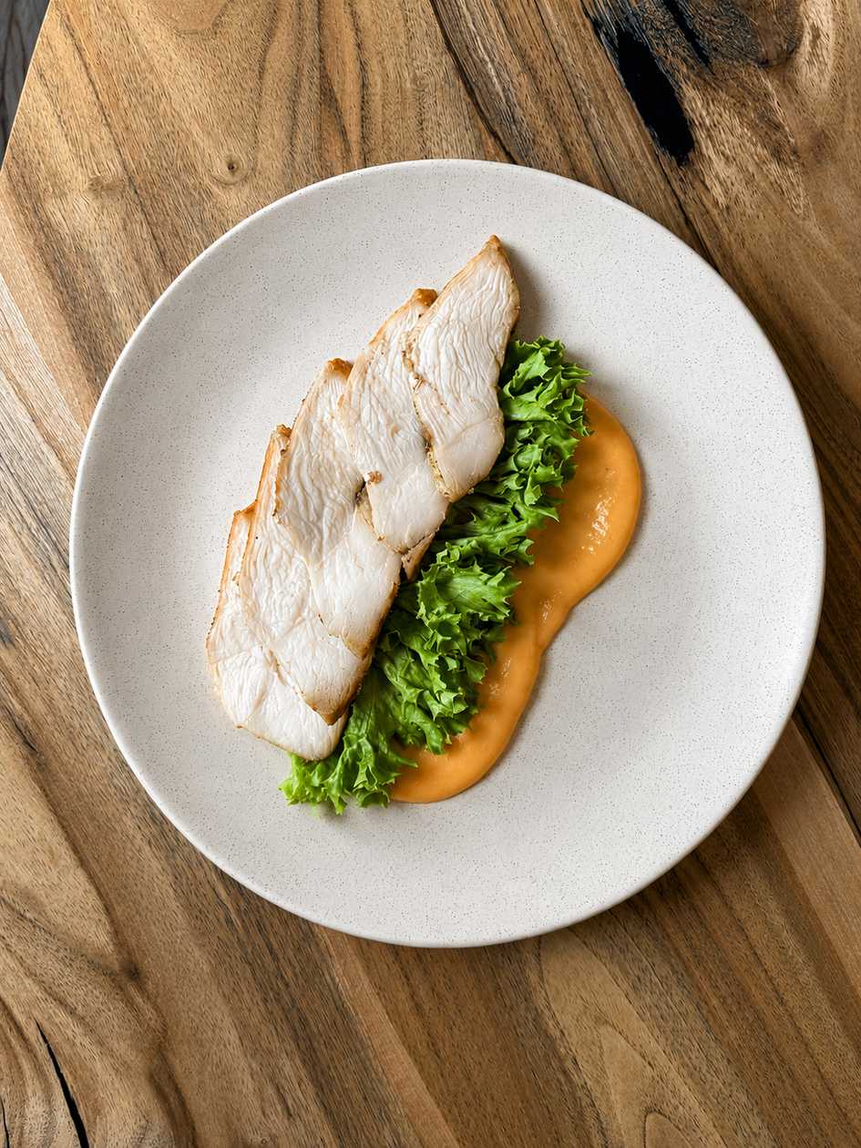 Sous Vide Chicken Fillet with Sweet Potato