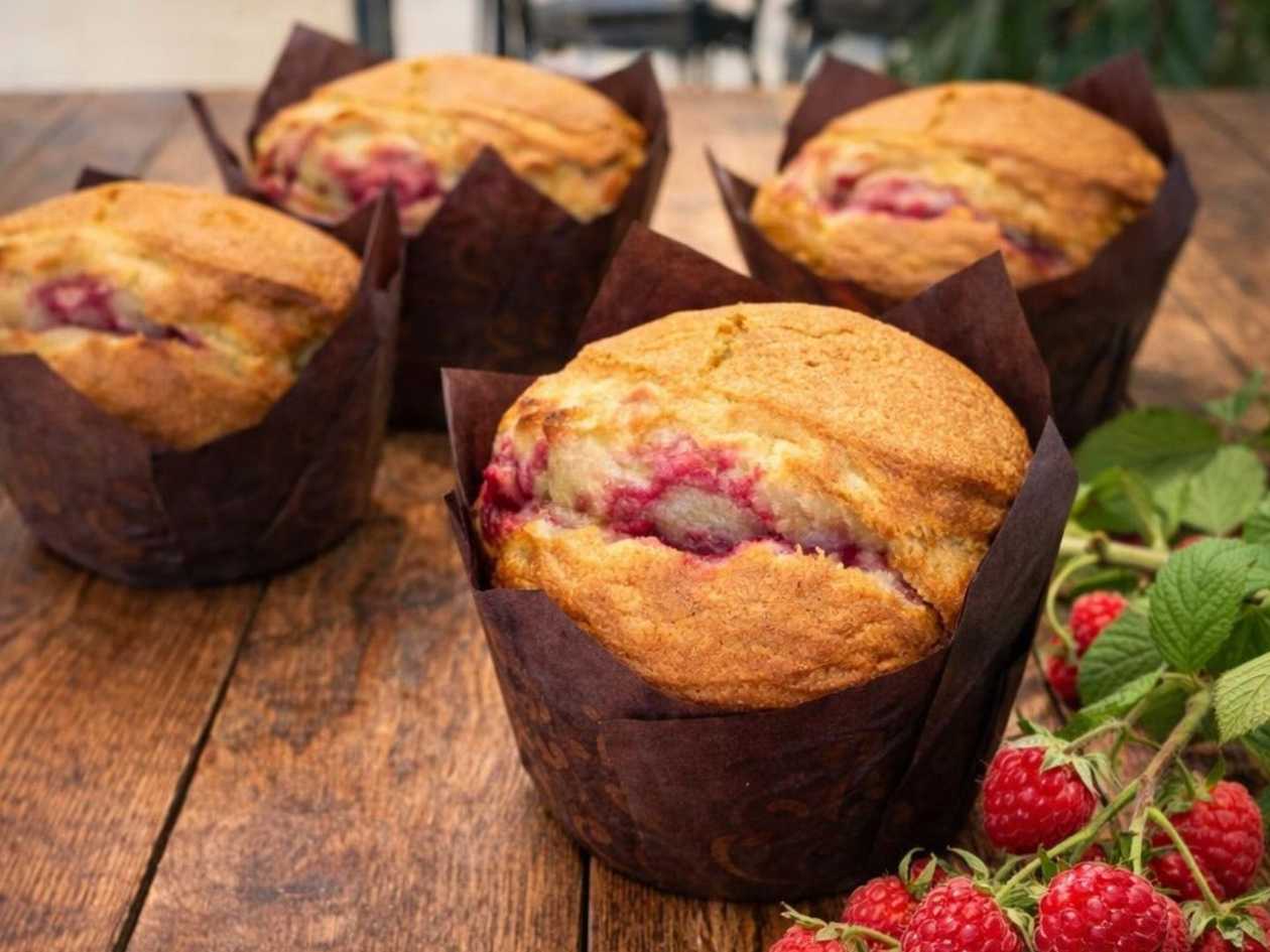 Malinový Muffin