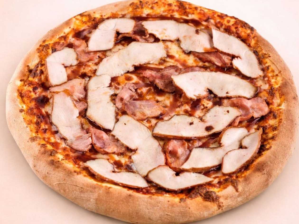 PIZZA  POLLO BBQ