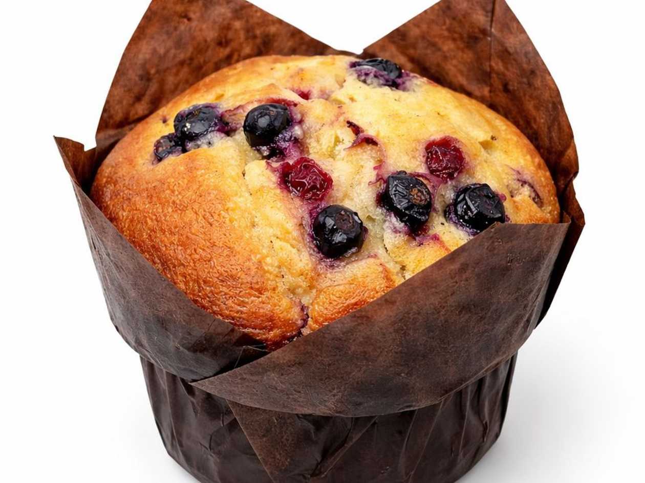 Muffin borůvkový