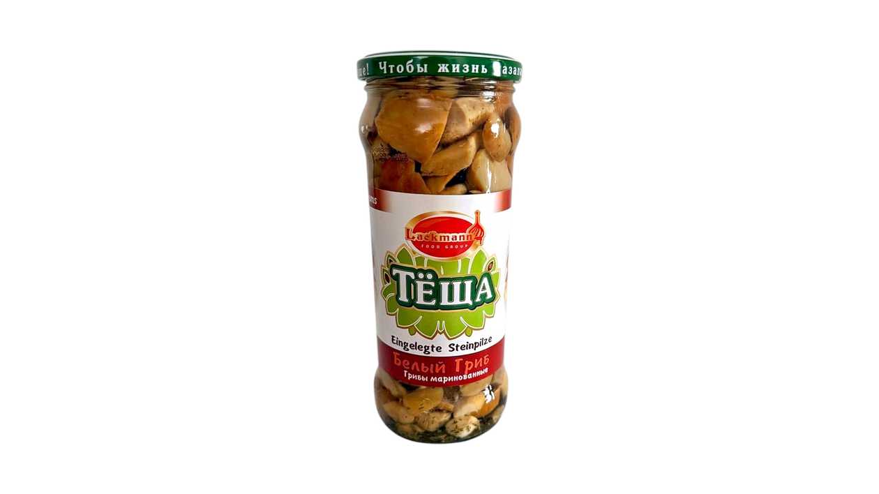 Белые Грибы Маринованные "Теща" 530гр