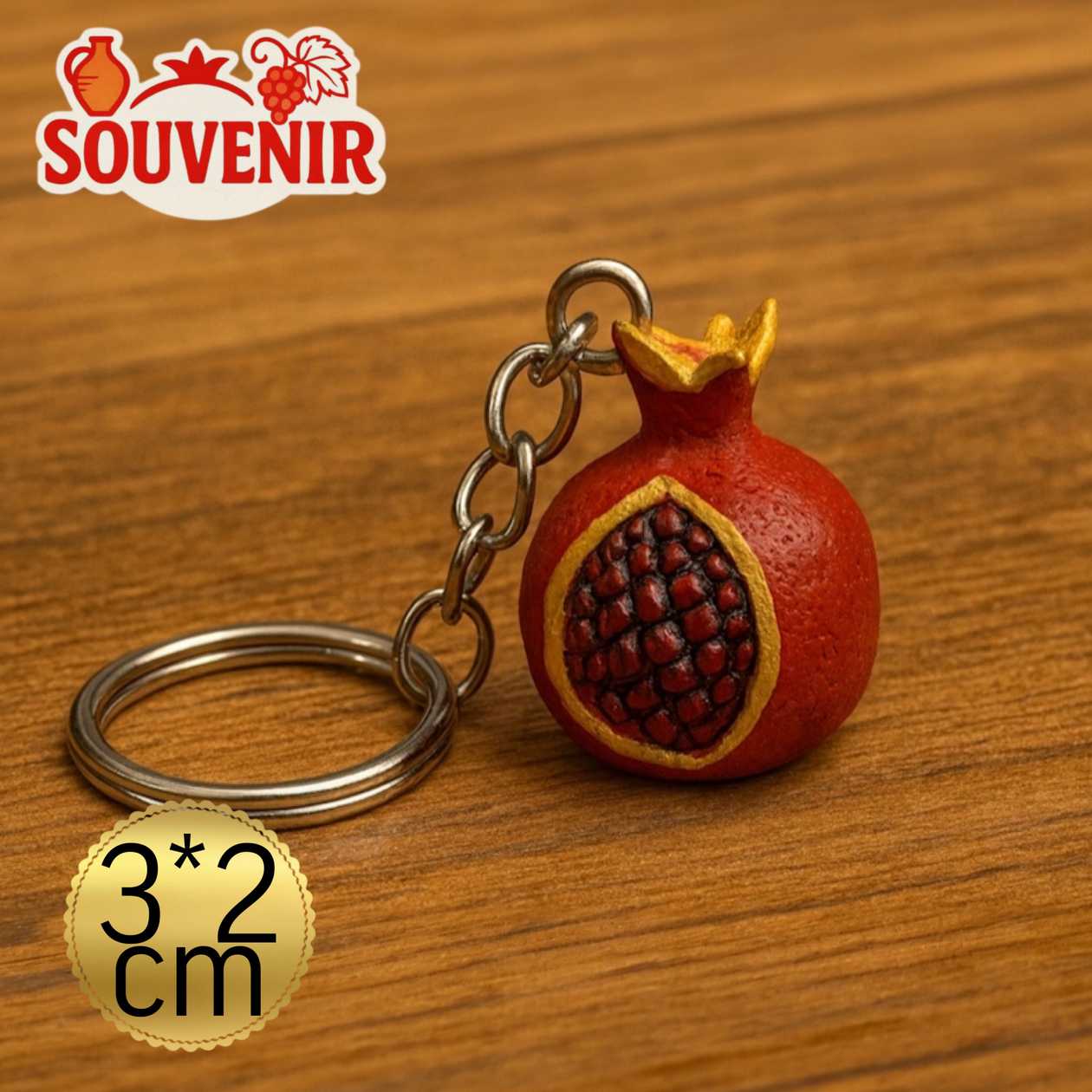 Keychain souvenir (Pomergranate)