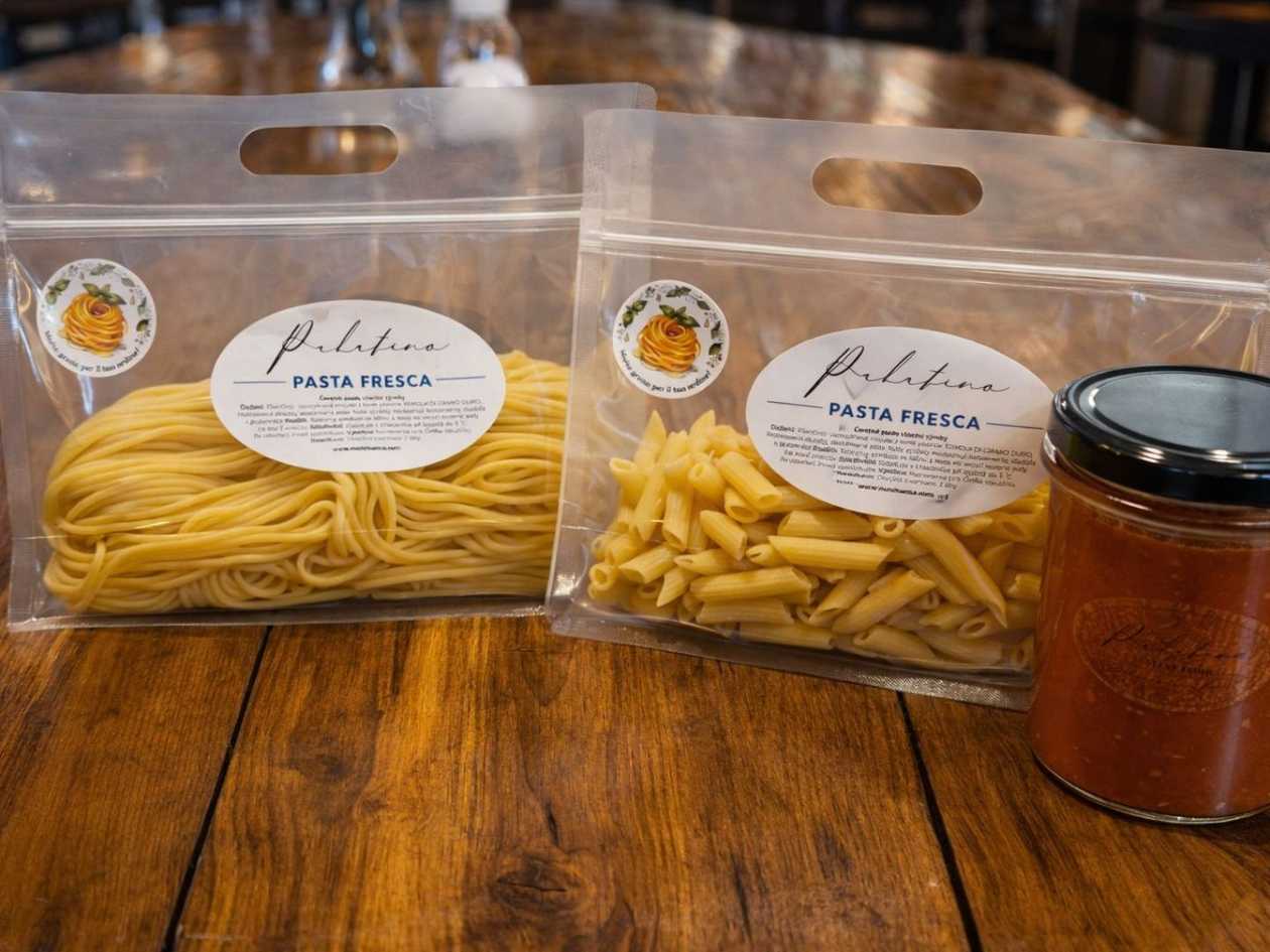 Set Pasta Fresca & loupaná rajčata