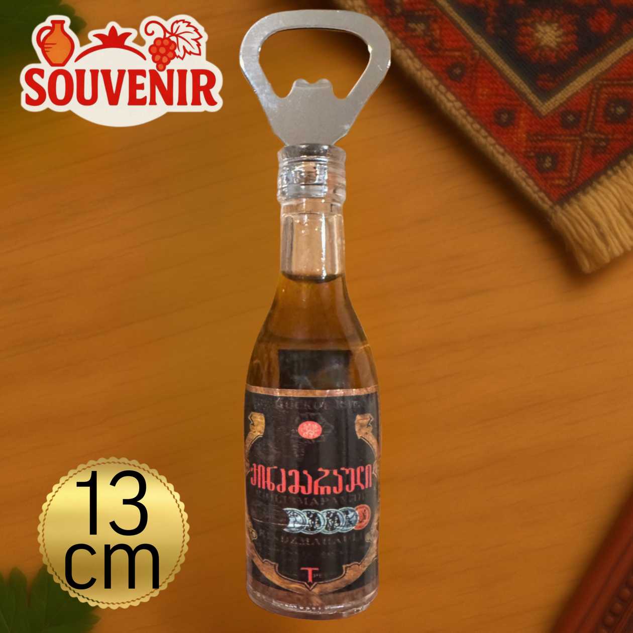 Magnet souvenir Georgia (Wine) Bottle opener