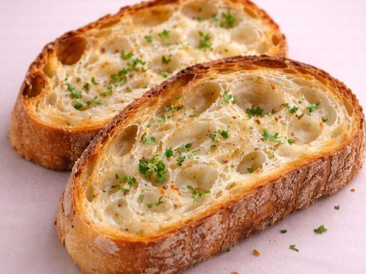 Opečený italský chléb