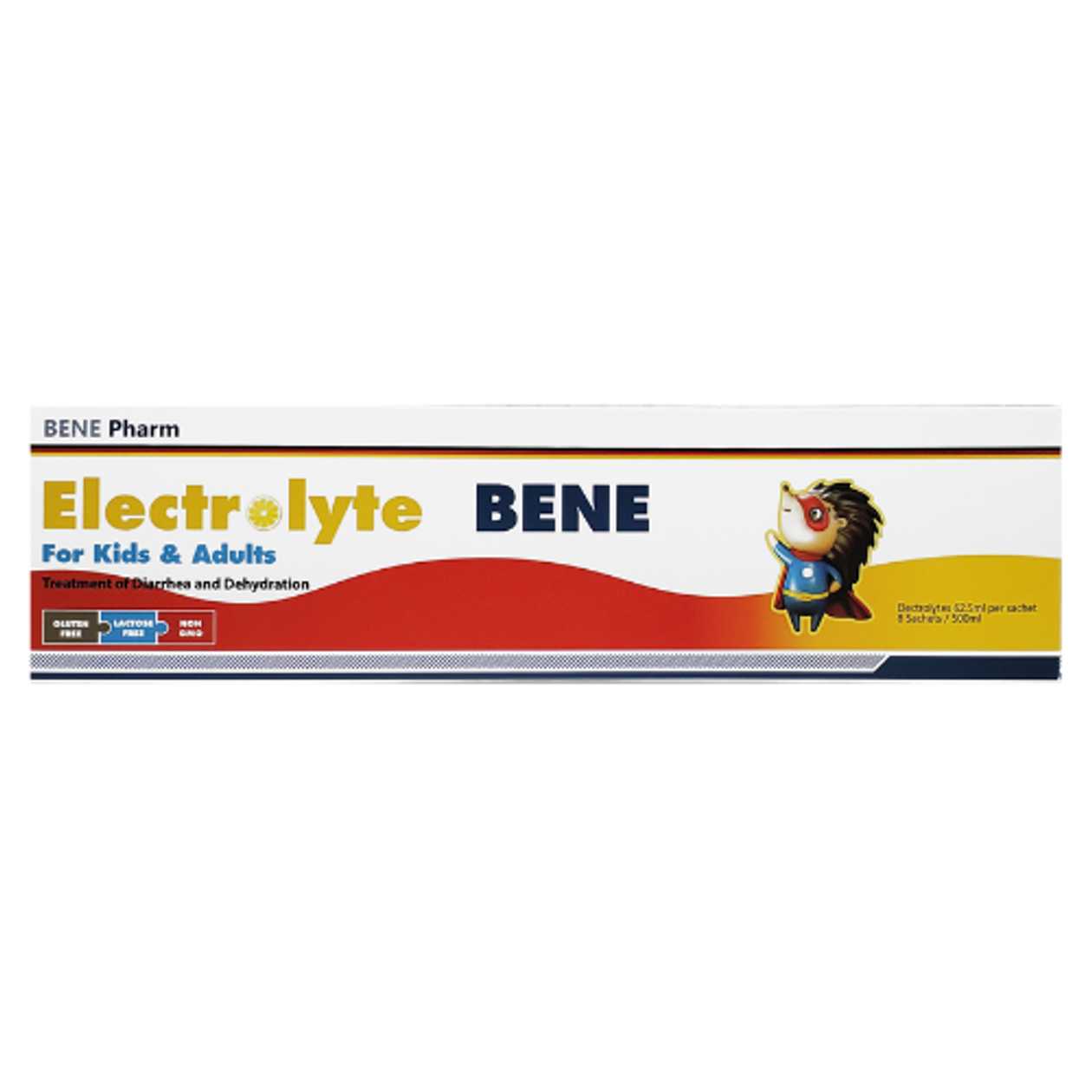 Bene Electrolyte Solution 62.5ml Lemon Pack #8