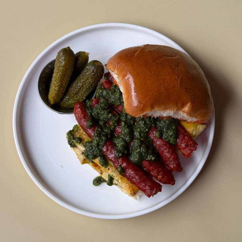 Burger Klobáska & Vajíčko