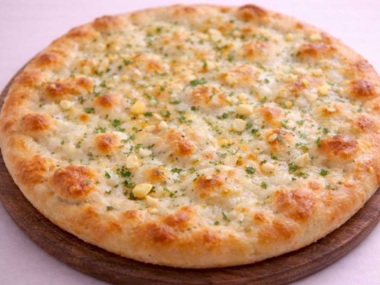 PIZZA CHLÉB SE SÝREM A ČESNEKEM