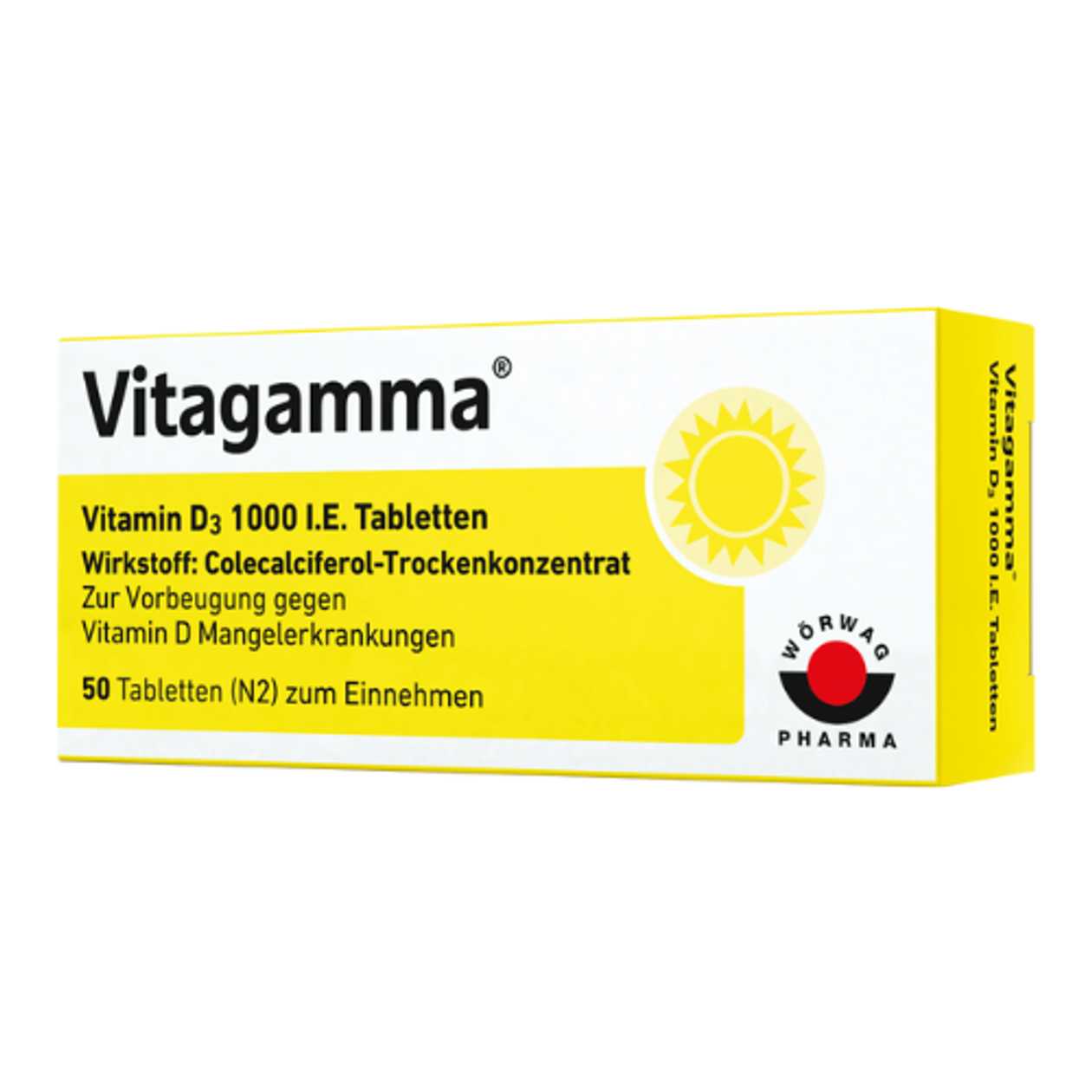 Vitagama D3 Tablet 1000 IU #50