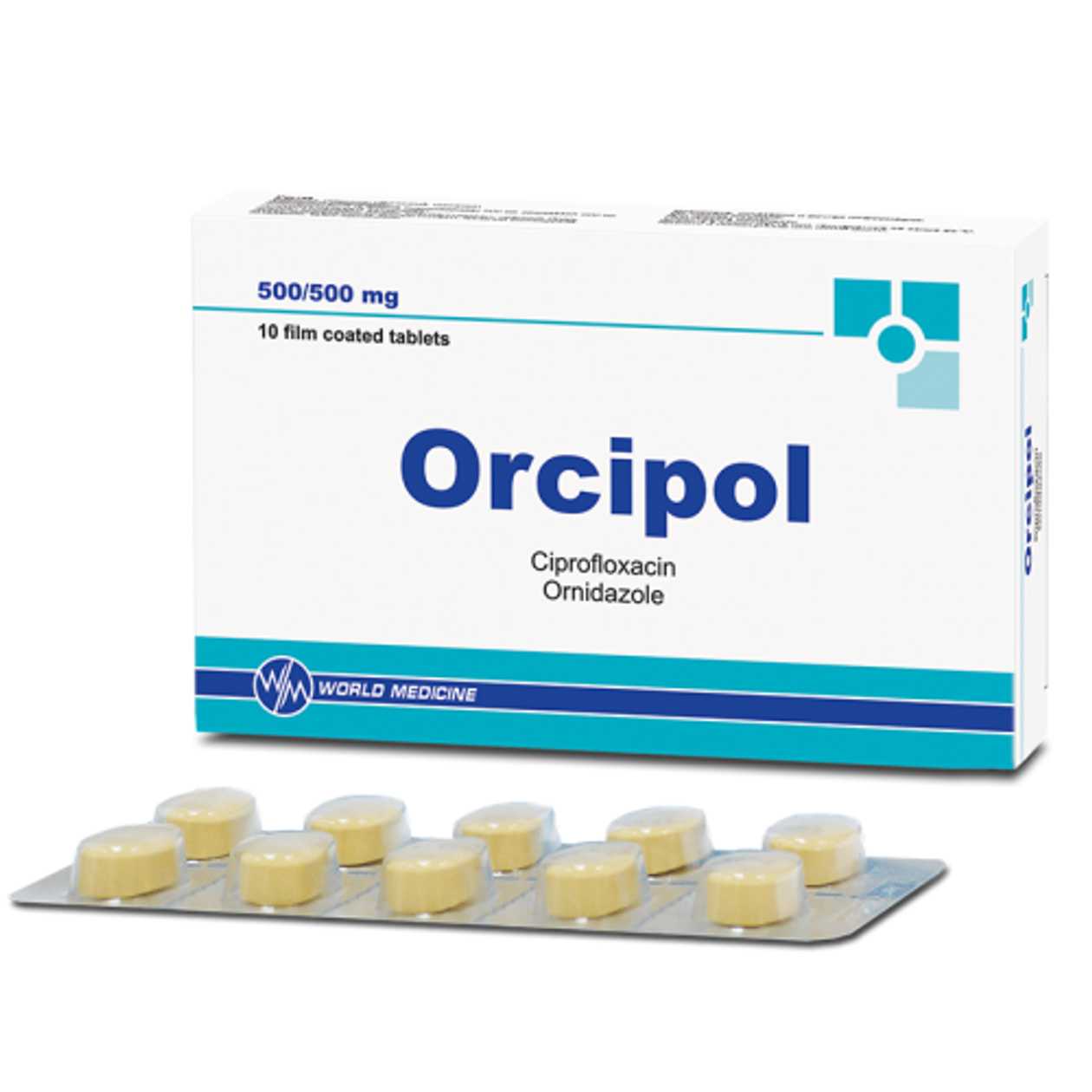 Orcipol Tablet 500mg + 500mg #10