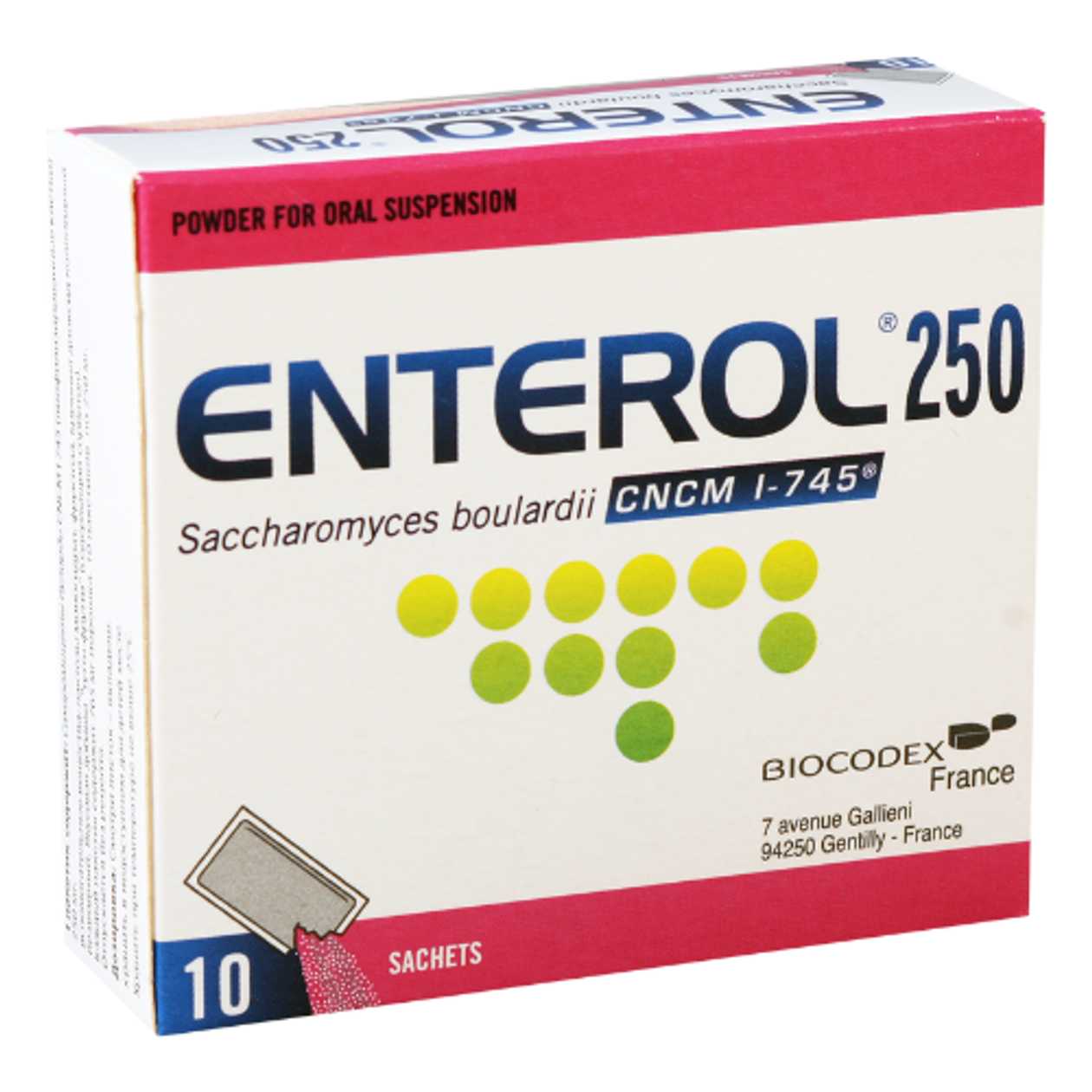 Enterol Powder for Oral Solution Preparation 250mg Pack #10