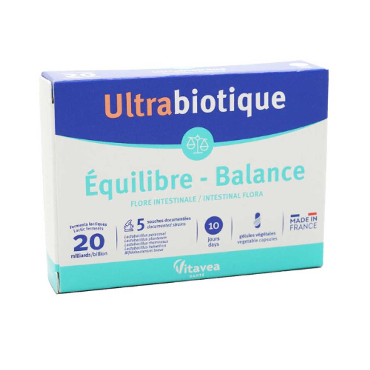 UltraBiotic Equilibre - Capsule for Gut Flora Balance 20 Billion #10