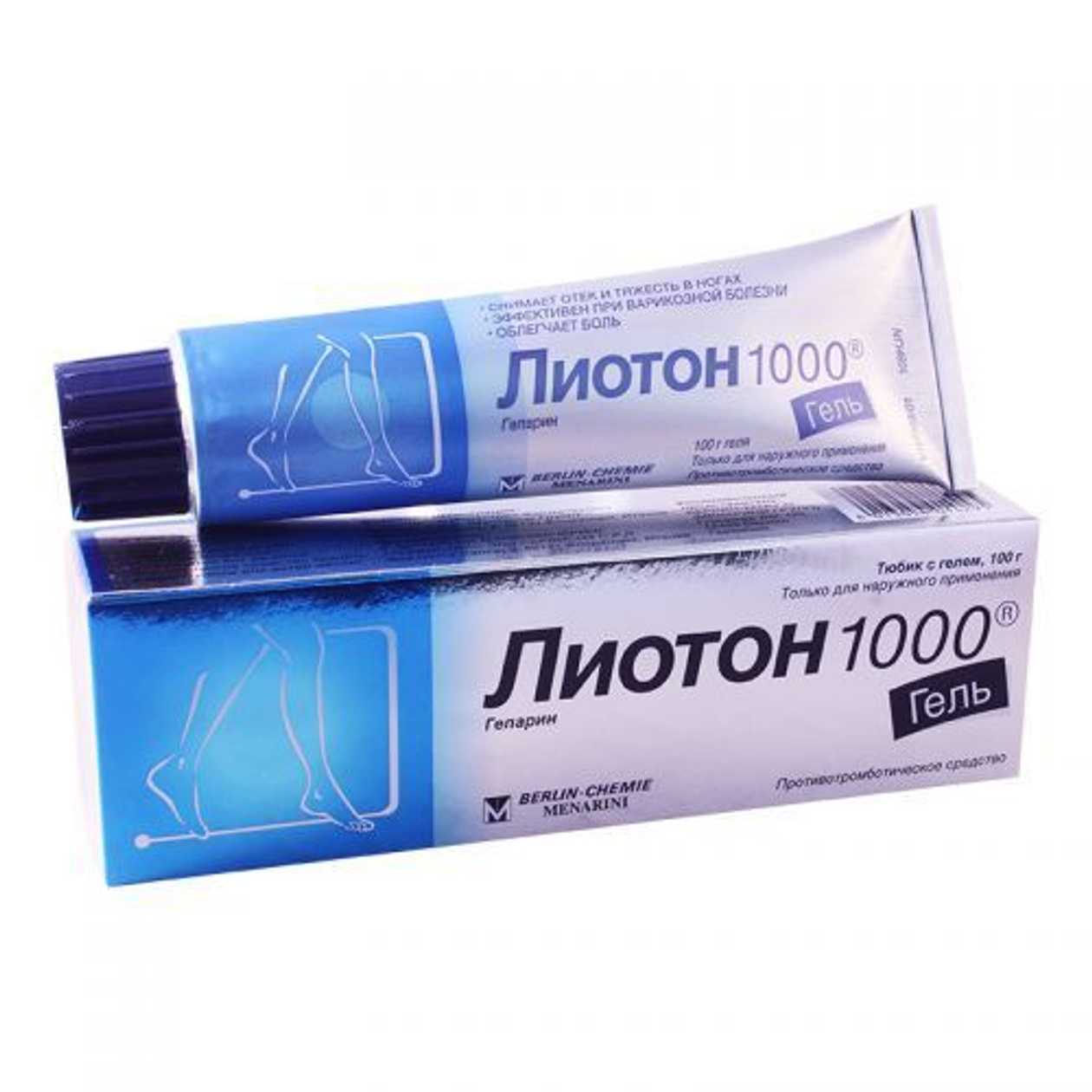 Lioton Gel 1000 IU/1 g 100 g Tube #1