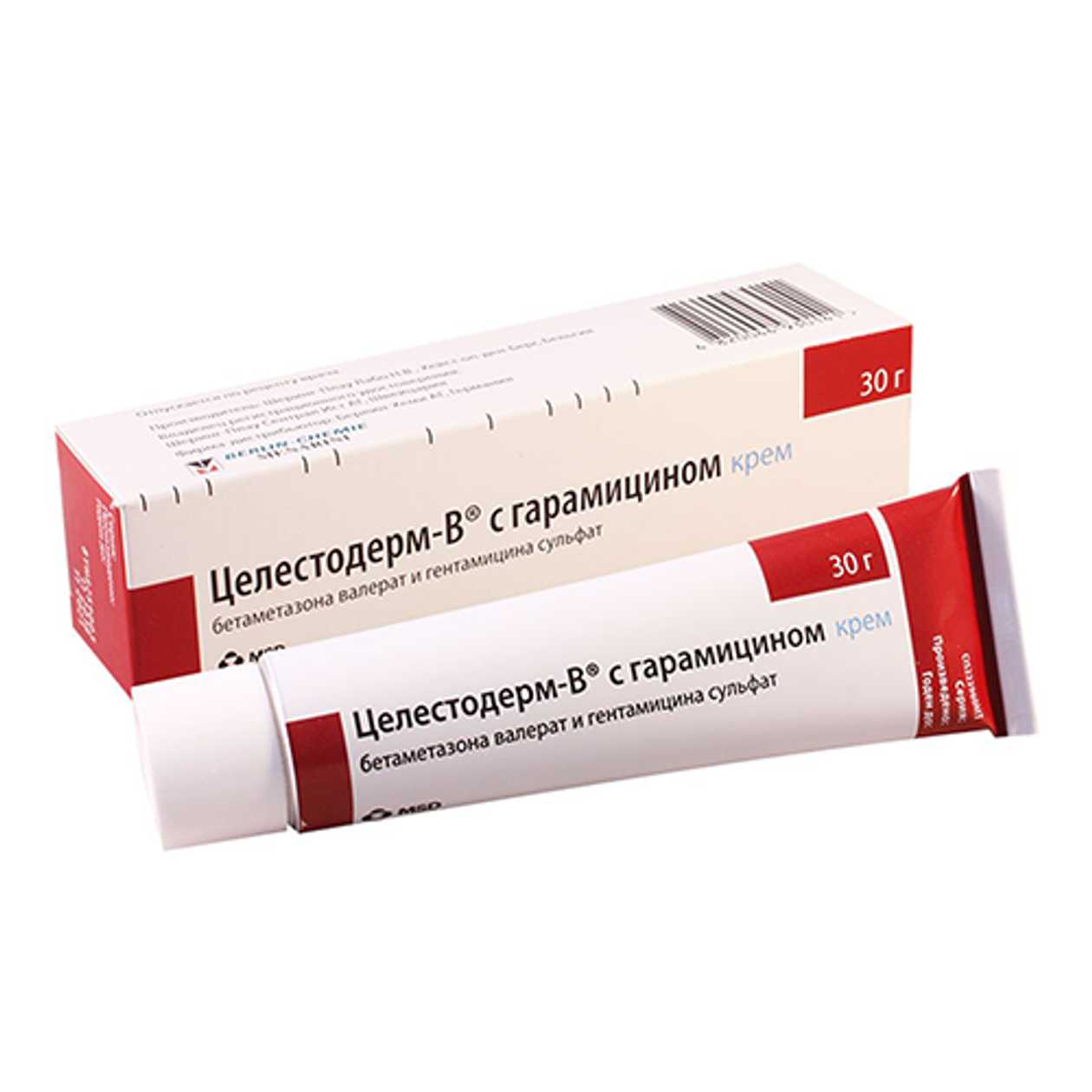 Celestoderm-V Garamits. Cream 1mg+1mg/1g 30g Tube #1