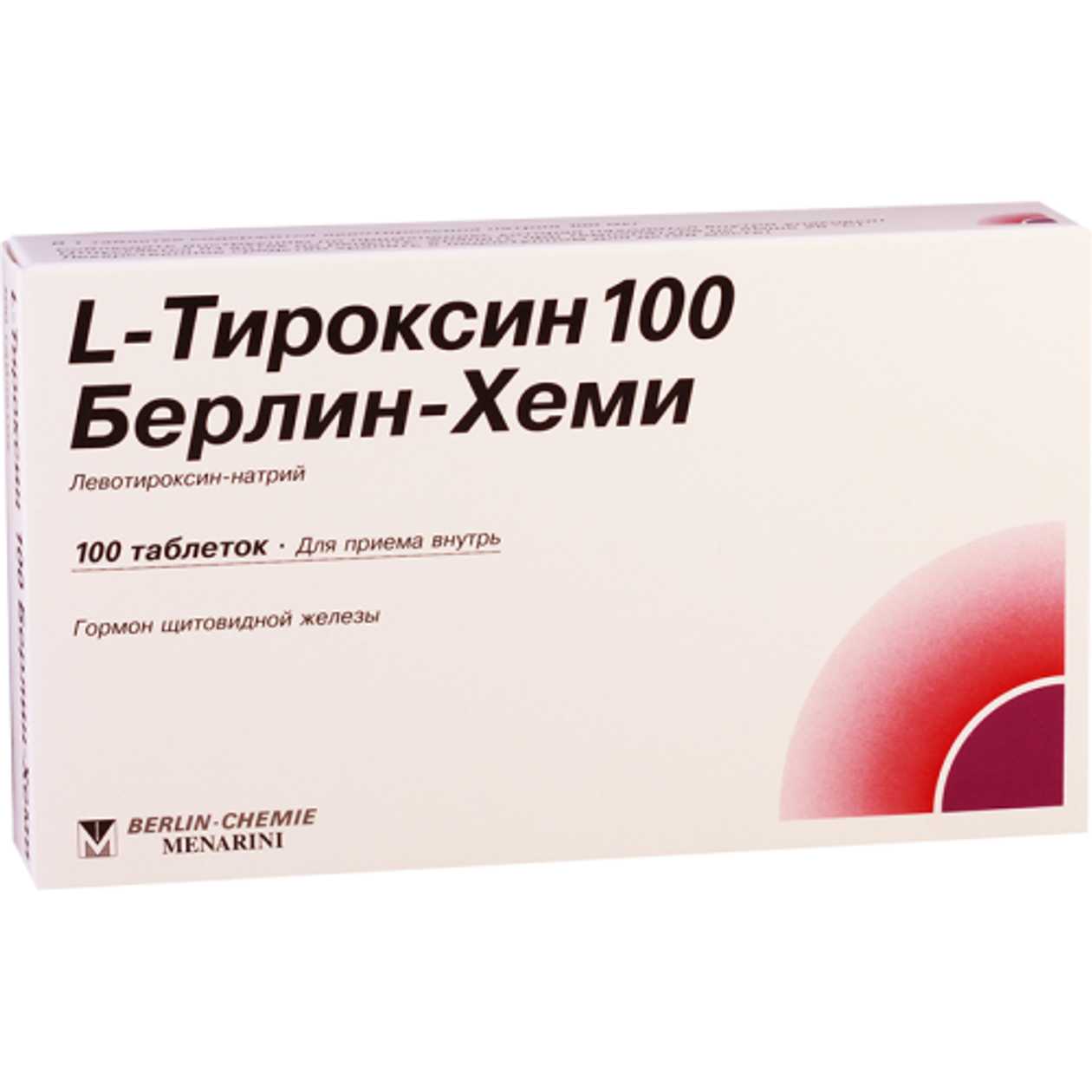 L-Thyroxine Berlin-Hemi Tablet 100 mcg #100
