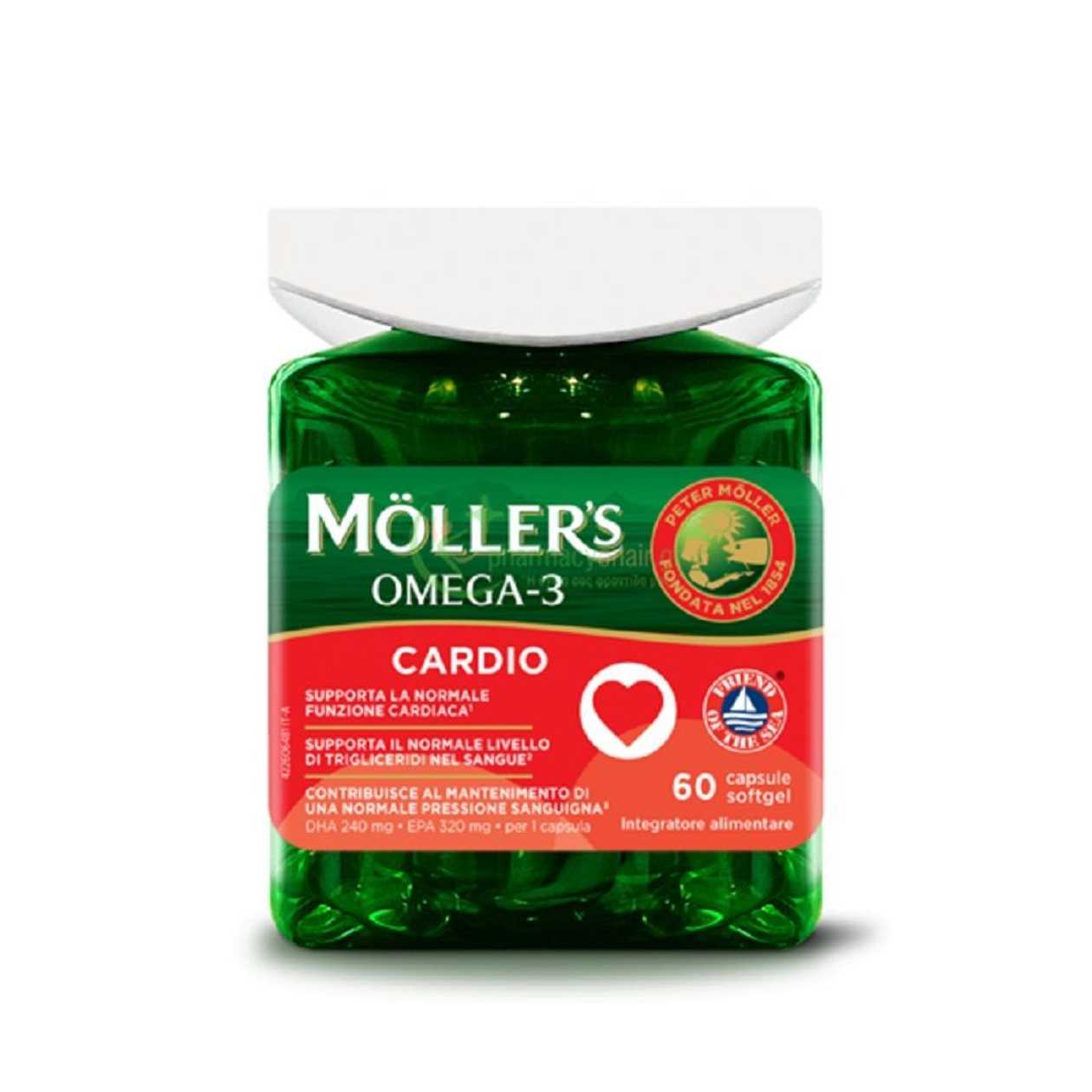 Mollers Omega-3 Cardio,60caps