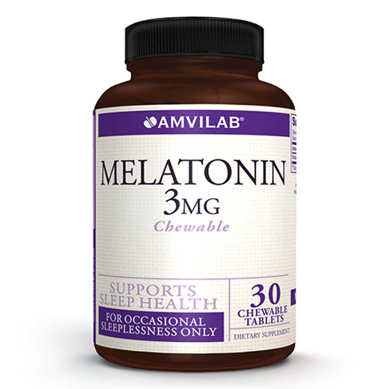 Melatonin Amvila Chewable Tablets 3mg #30