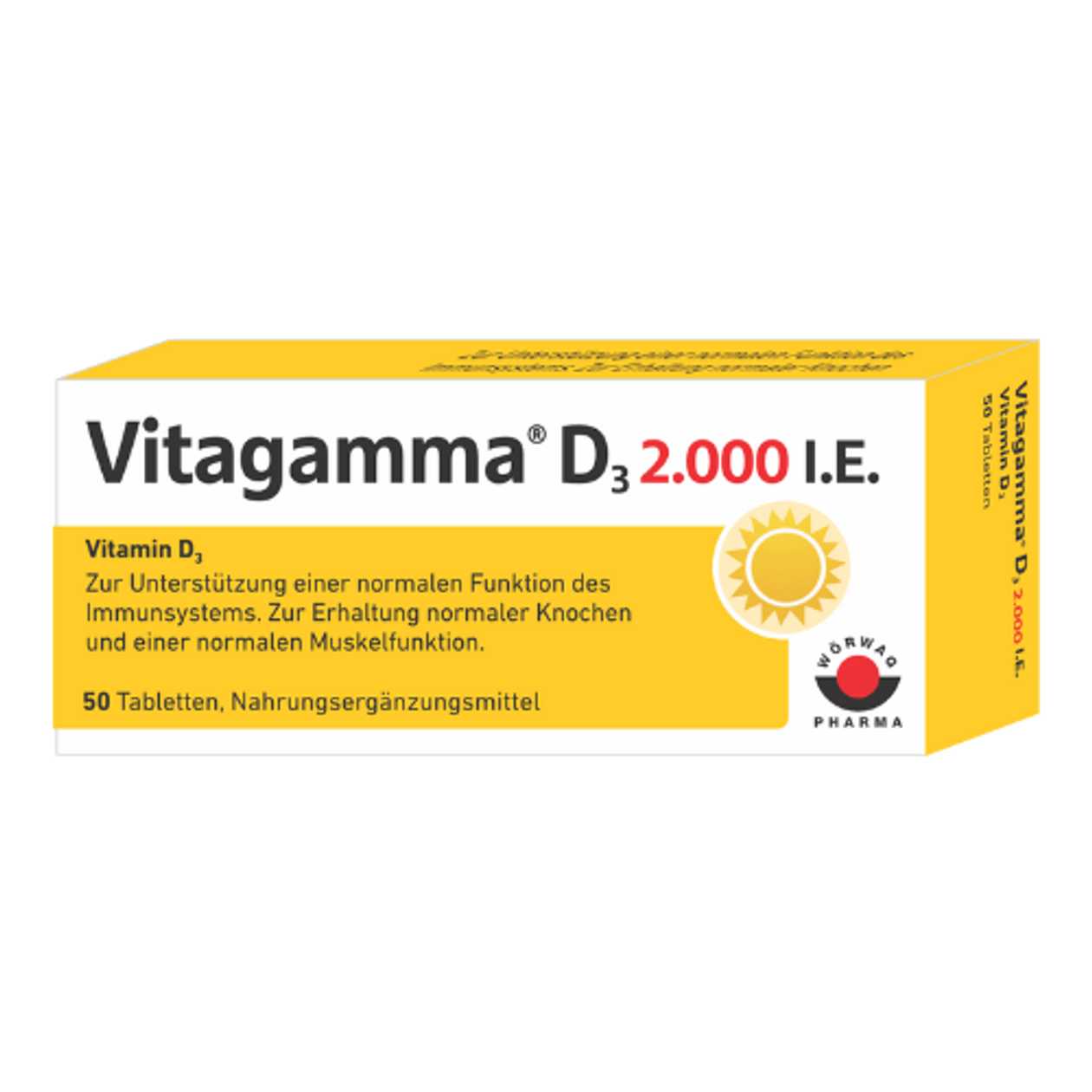 Vitagama D3 Tablet 2000 IU #50