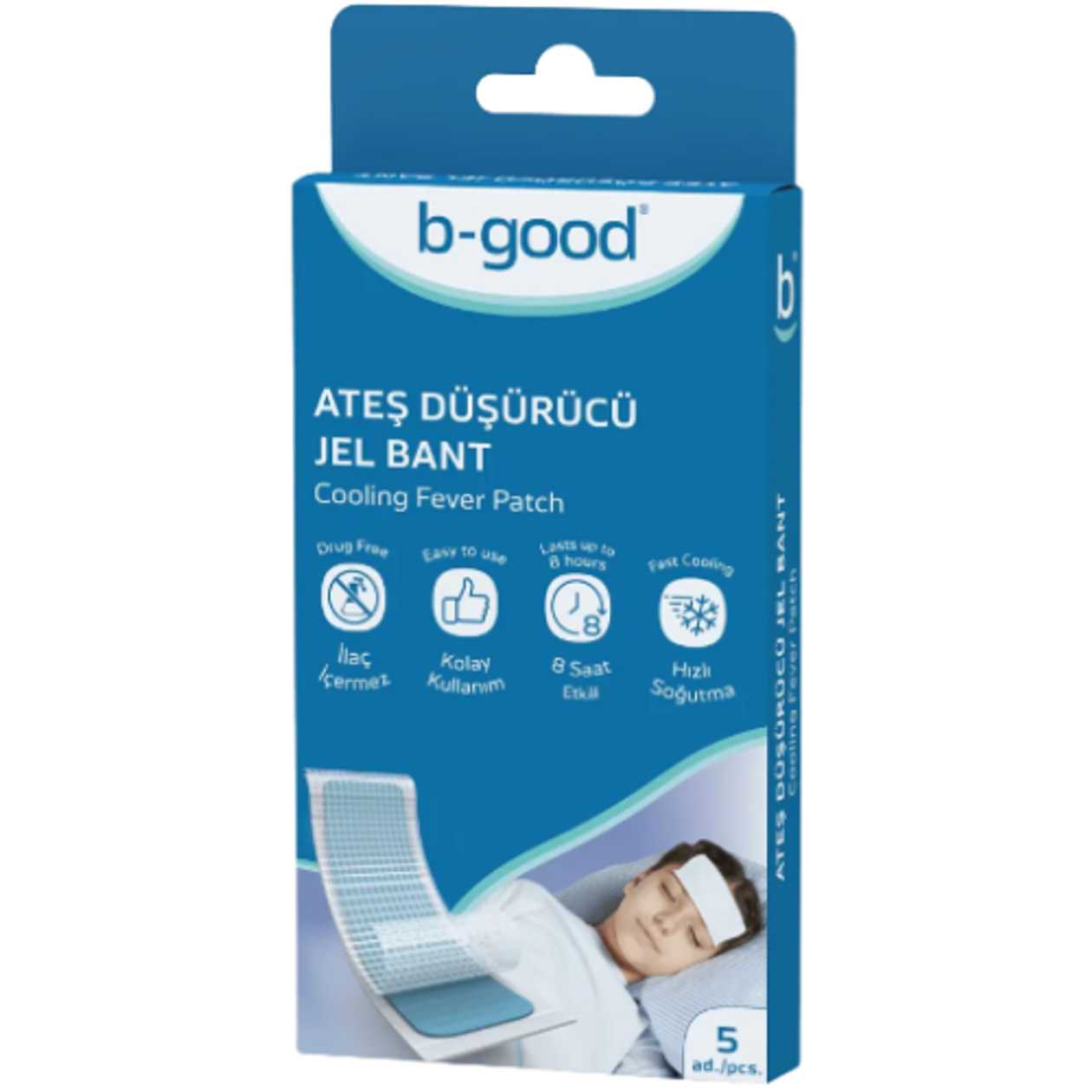 B-Good Cooling Patch for Fever 5cm x 12cm B1011 #5