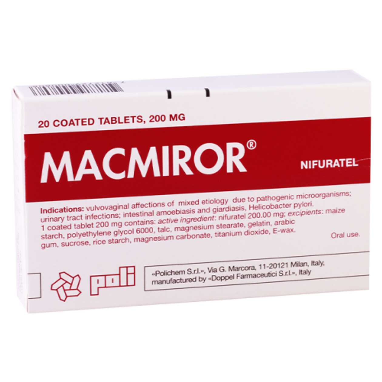 Macmiror Tablet 200mg #20