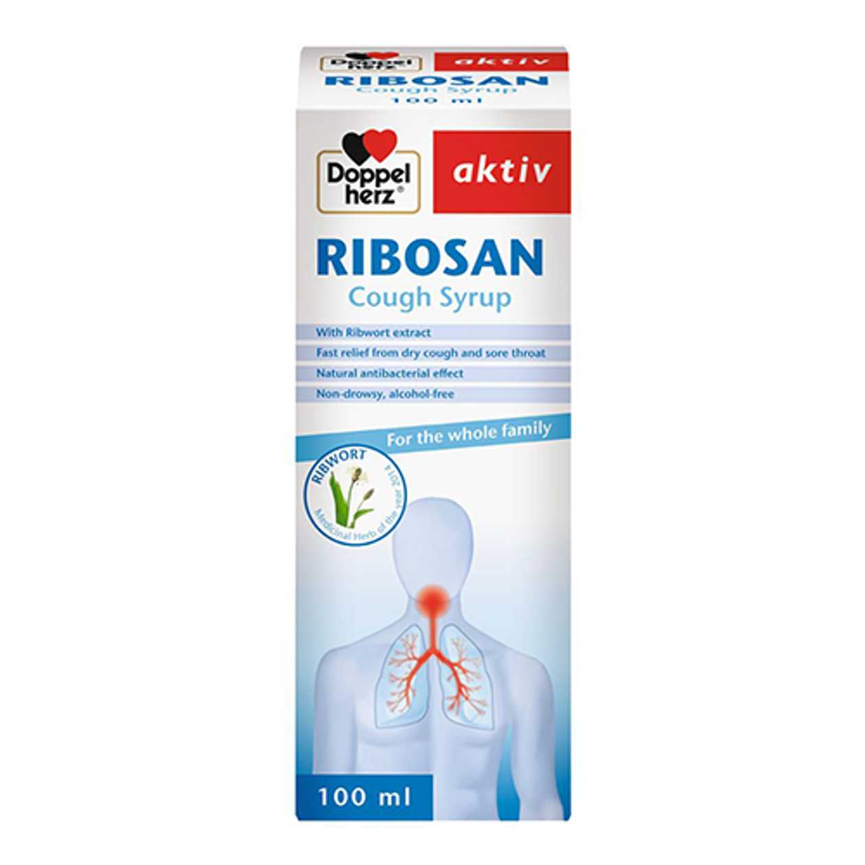 Doppelherz Active Ribosani Cough Syrup 100ml Bottle #1
