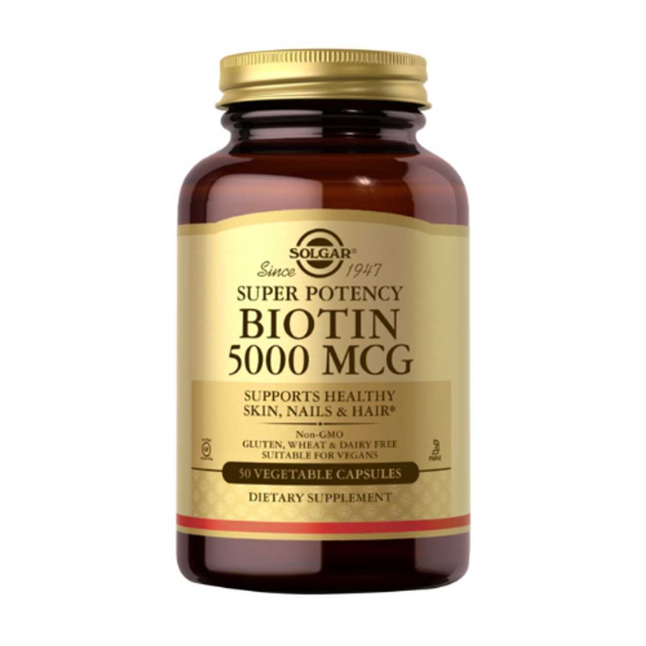 Solgar Biotin Capsule 5000 mcg #50