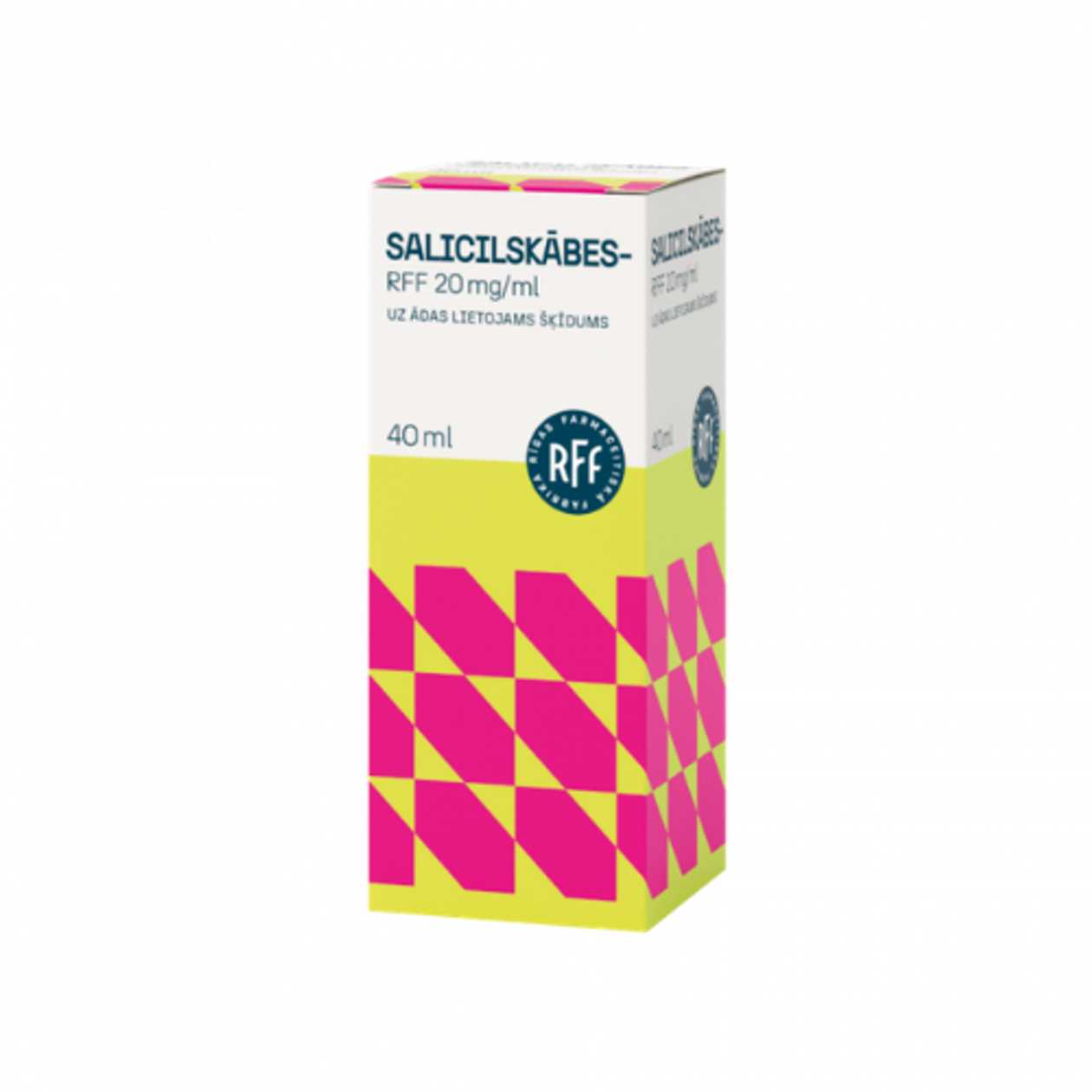 Salicylic Acid 2% Alcohol Solution 40ml Bottle /Latvia/ #1