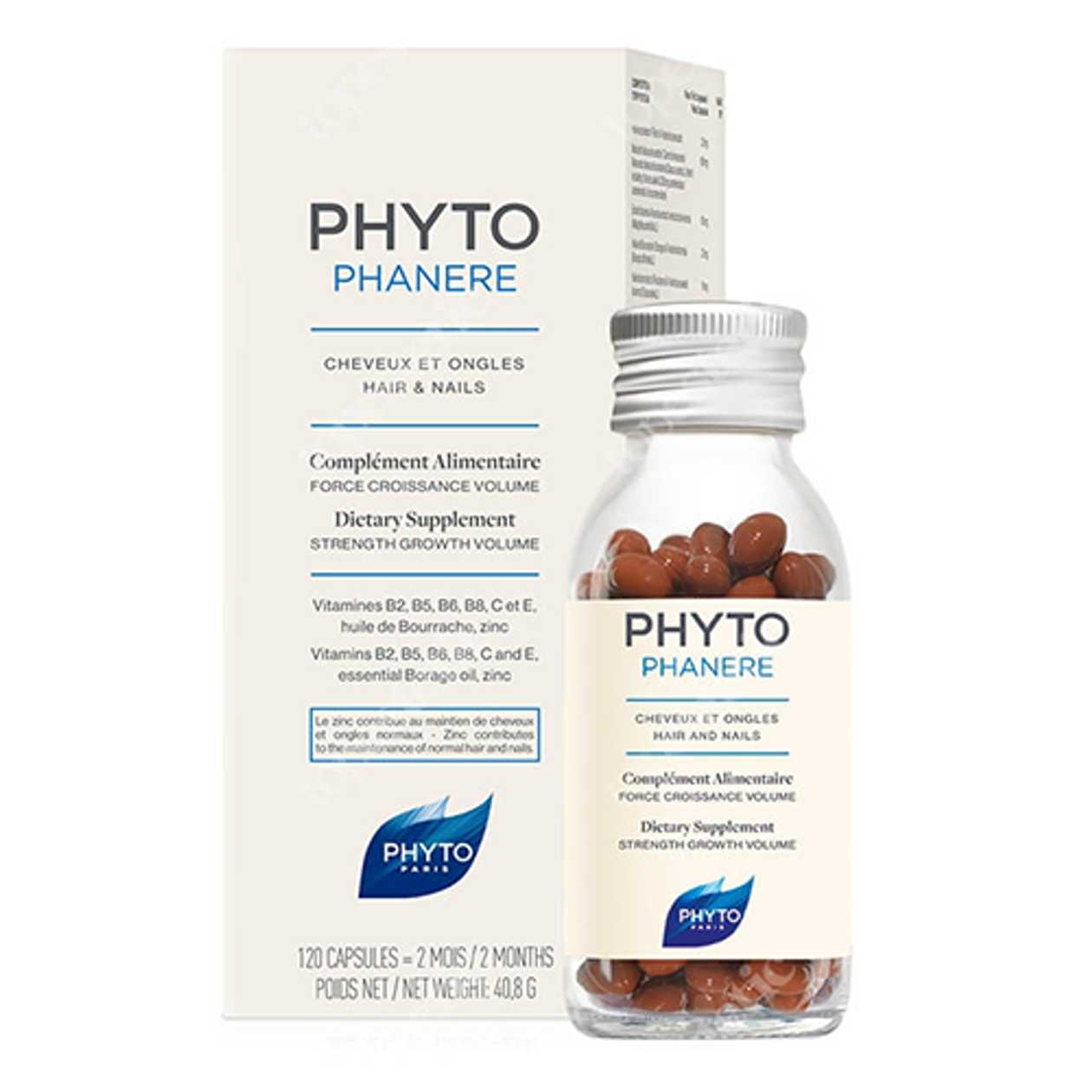 Phytะพ - Phanere Capsule for Nail and Hair Growth 6821/1841/8411 #120
