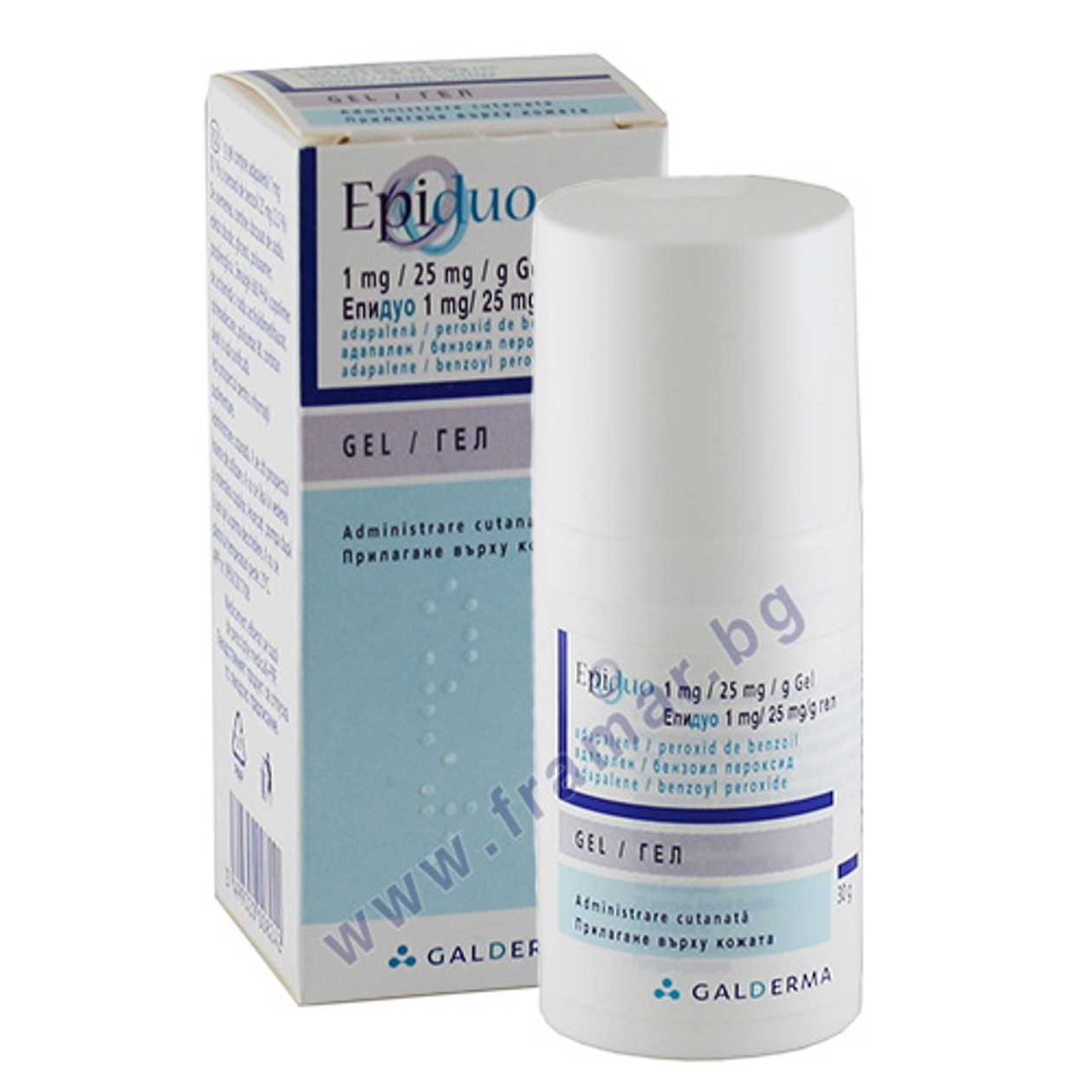 Epiduo Gel (1mg + 25mg) / 1g 30g Container with Vacuum Pump #1