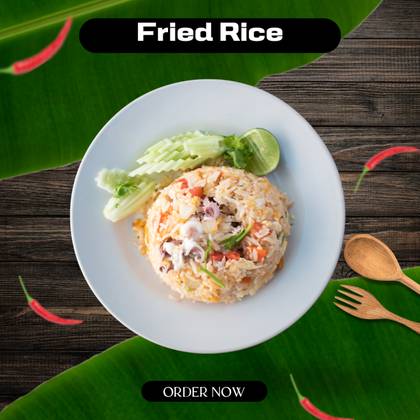Stir-fried rice veg