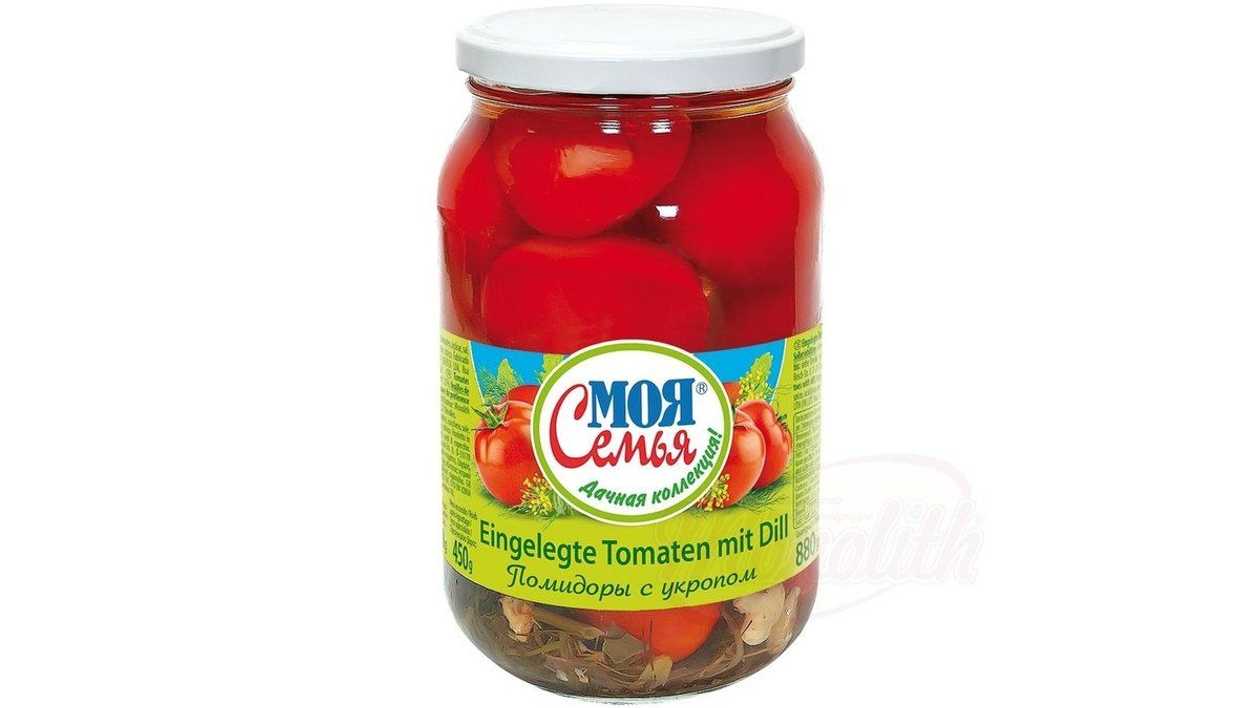 Pickled Tomatoes With Dill Moya Semia 880g