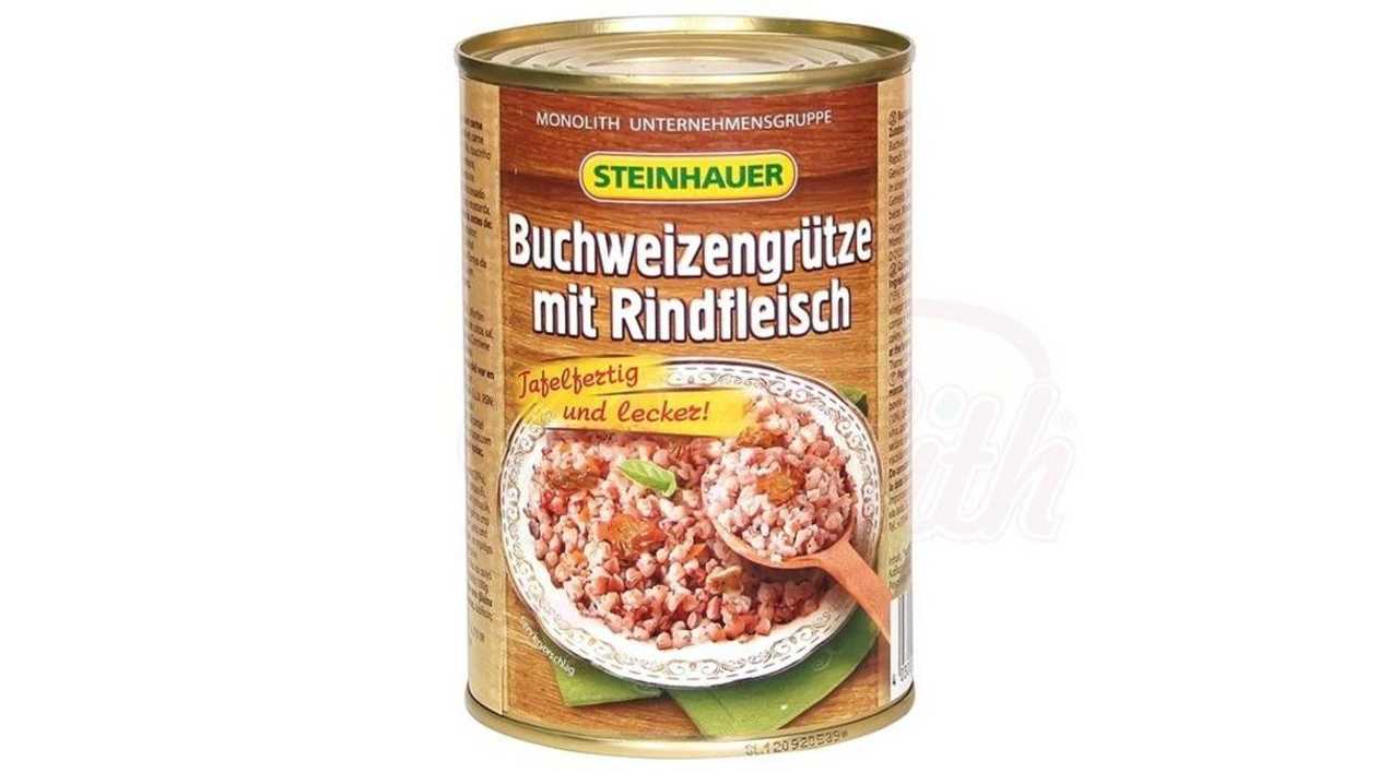 Cooked Buckwheat Steinhauer With Beef 400g