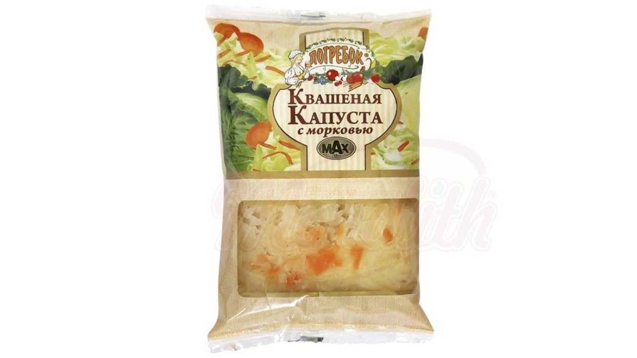 Pickled Cabbage Pogrebok With Carrot 550g